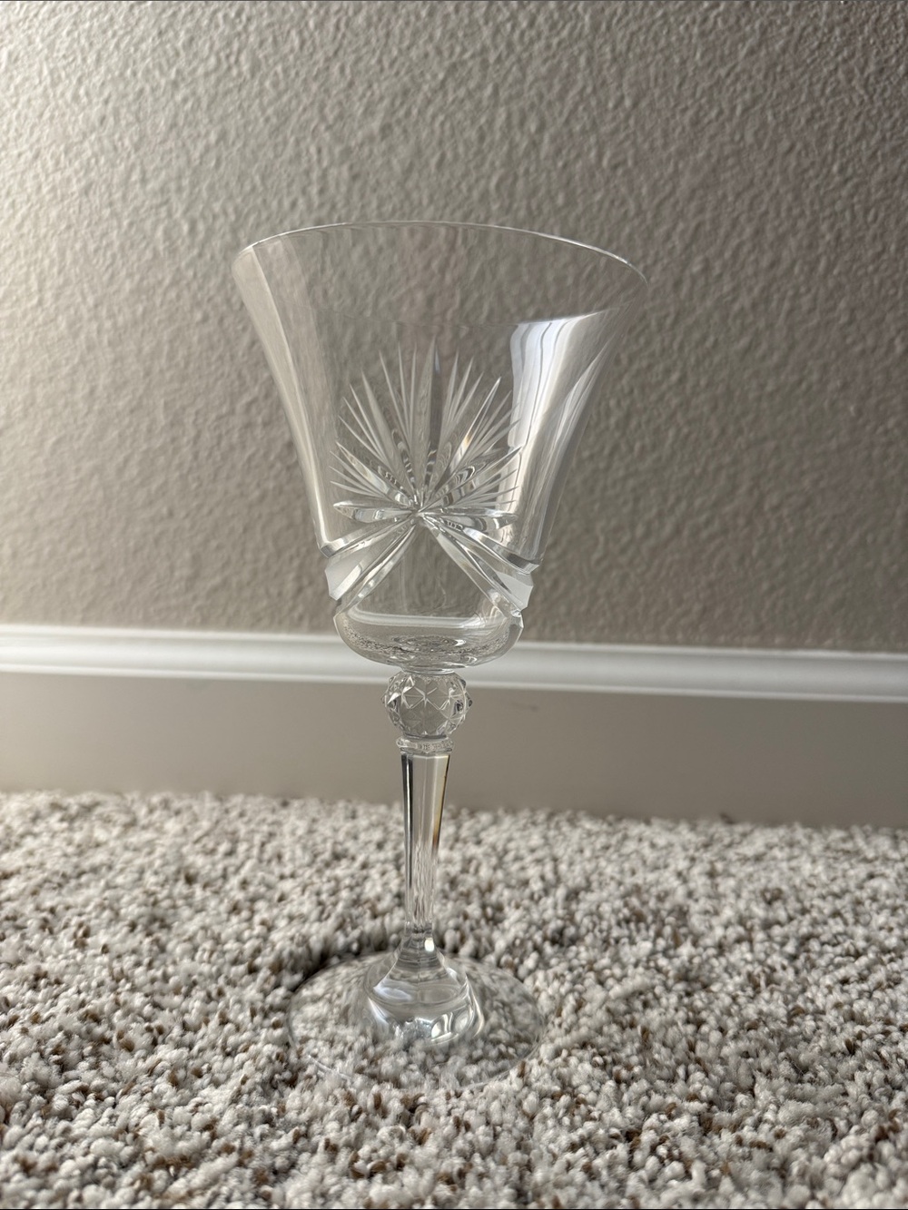 New in Box, Bohemia Crystal Margaret pattern, set of 6